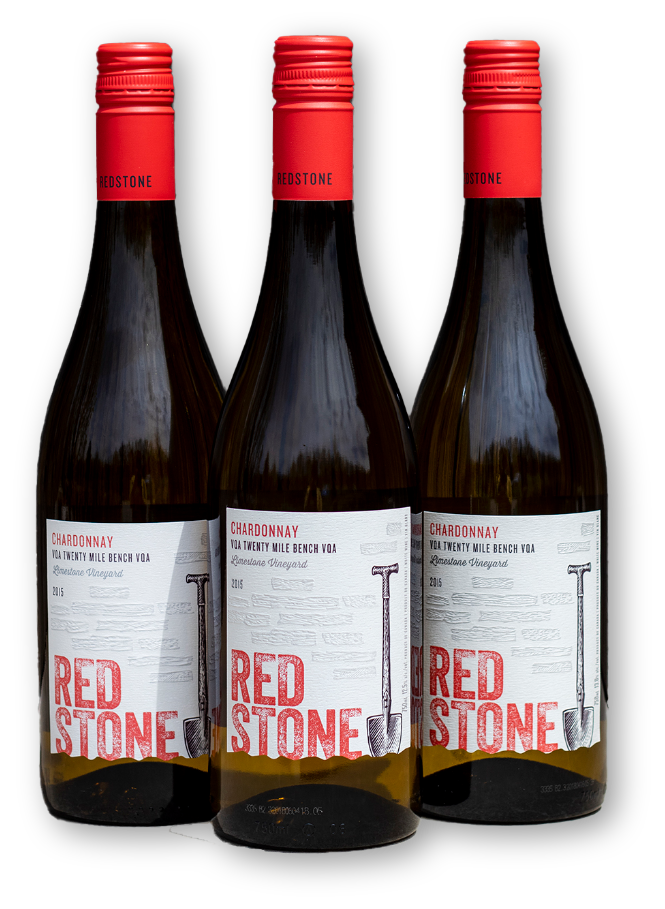 3 Bottles of Redstone Wine