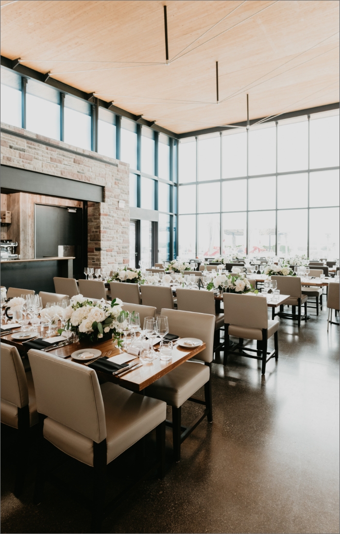 Wedding table setup