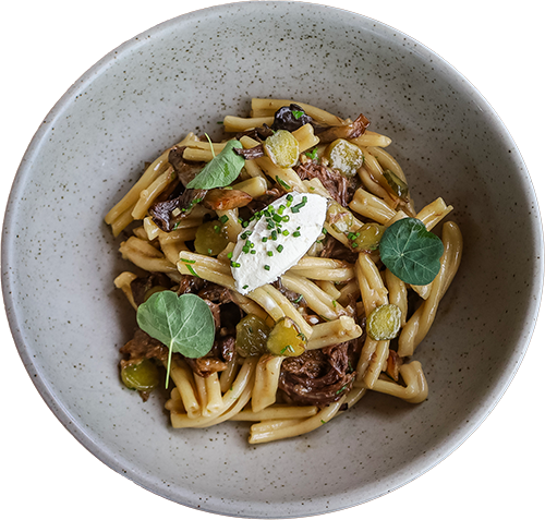 Braised Short Rib Stroganoff